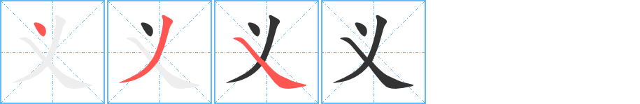 義字的筆順?lè)植窖菔?></p>
<script src=