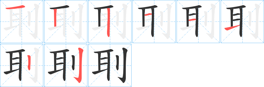 刵字的筆順?lè)植窖菔?></p>
<script src=