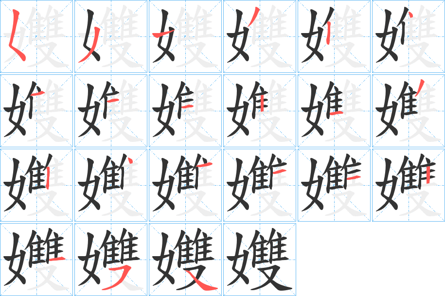 孇字的筆順?lè)植窖菔?></p>
<script src=