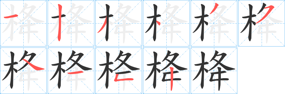 栙字的筆順?lè)植窖菔?></p>
<script src=
