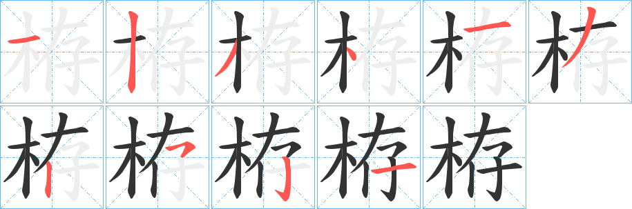 栫字的筆順?lè)植窖菔?></p>
<script src=
