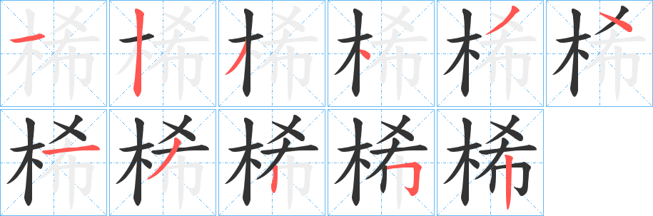 桸字的筆順?lè)植窖菔?></p>
<script src=