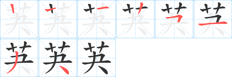 芵字的筆順?lè)植窖菔?></p>
<script src=