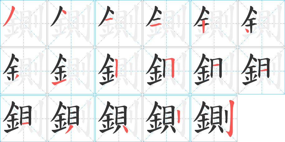 鍘字的筆順?lè)植窖菔?></p>
<script src=